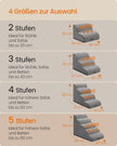 Hondentrap – 5 Treden – Schuim – Waterdicht en Antislip – Duifgrijs