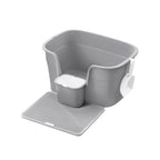 Hohe Seitenwanddrüsenbox, Taube grau