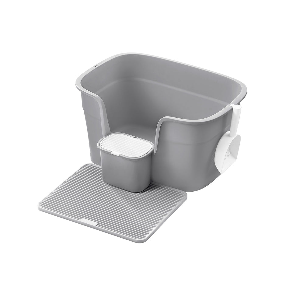 Hohe Seitenwanddrüsenbox, Taube grau