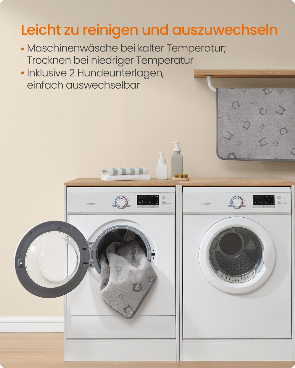 Wasbare Puppy Trainingsmatten – Set van 2 – Waterdicht en Antislip – 100 x 70 cm – Grijs