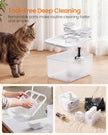 Kattenfontein - 4,5 Liter - Fluisterstil - 3 Filters - Wolkenwit