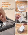 Vervangingsfilters - Set van 12 - Voor Kattenfontein - Actieve Kool - Wit