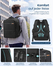 Handbagage Rugzak – 30 L – Laptopvak 15,6 Inch – Cijferslot – Zwart