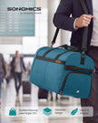 Opvouwbare Sporttas 50 L – Met Schoenenvak en Natvak – Weekendtas – Blauw