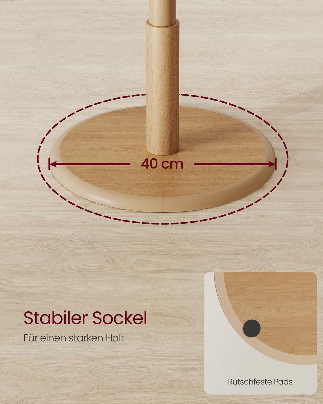 Garderobekast met haken – Wolkenwit – 40 kg draagvermogen – 3 planken