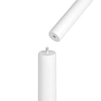 Kleiderregal - Wandbedeckungsregal mit 7 Haken - Weiß