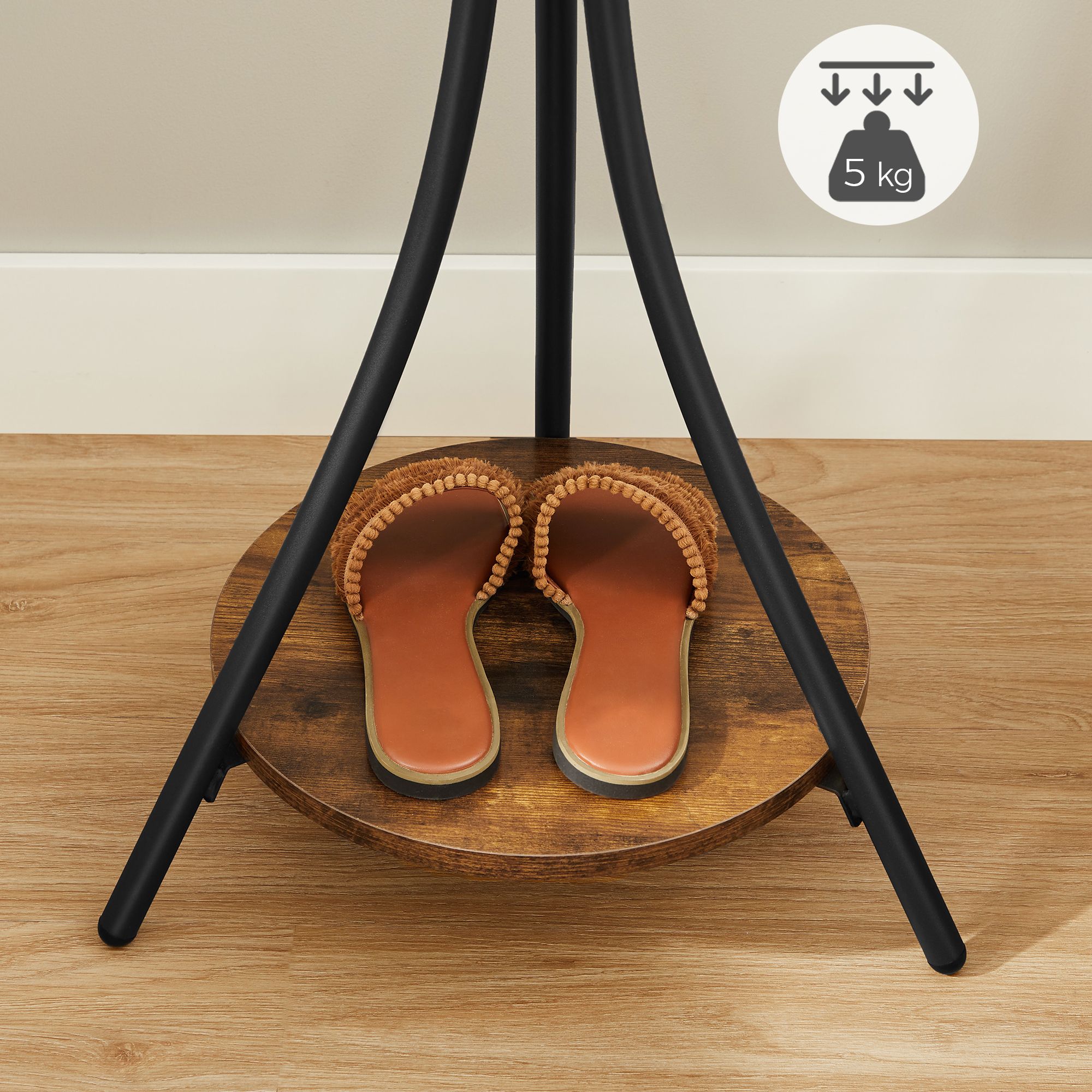 Rack -Rack - Industriedesign - mit Planke