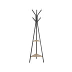 Coat Rack - Baumform - mit 2 Regalen - industrielles Design