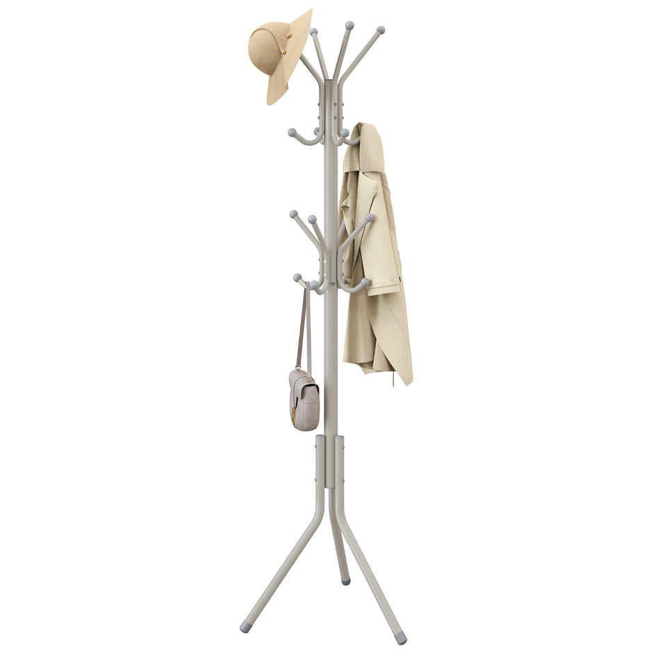 Kapstok - Staand met Haken - Greige - 48 x 43 x 175 cm