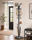 Kapstok - Staand met Haken - Zwart - 38 x 38 x 178 cm