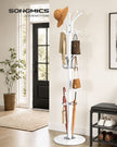 Kapstok - Staand met Haken - Matwit - 38 x 38 x 178 cm