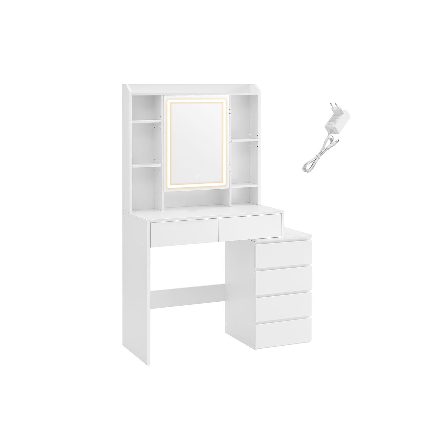 Kommode mit LED-Beleuchtung-moderner weißes Weiß