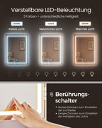 Kommode mit LED-Beleuchtung-moderner weißes Weiß