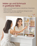 Schminktisch mit LED -Beleuchtung 110 cm breit