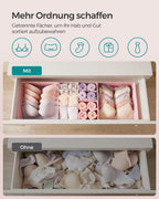 Aufbewahrungsbox für Schubladenset von 12 Pastellrosa