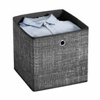 Aufbewahrungsboxen - Organizer - Stoffboxen - 6 - schwarz