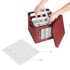 Aufbewahrungsboxen - für Weihnachtskugeln - Set von 3 - 64 Kursen pro Box - faltbar