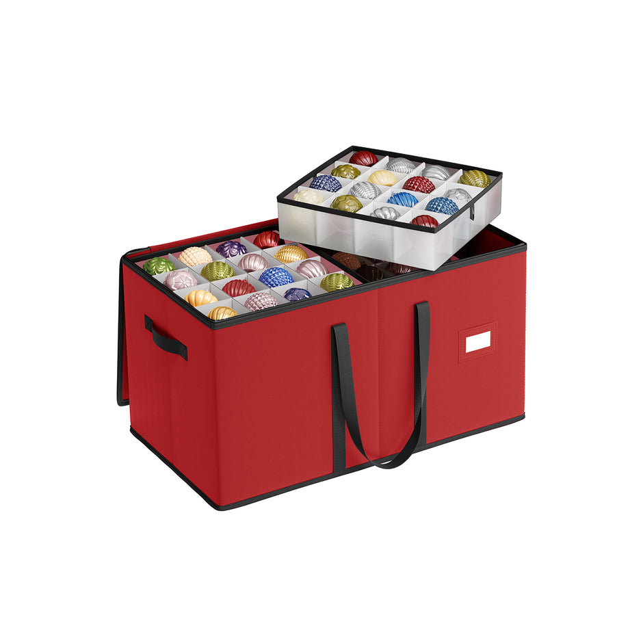 Aufbewahrungsbox für Weihnachtskugeln mit Kirschlid