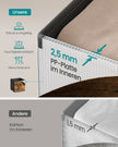 Aufbewahrungsbox 8-piece-26x26x28 CM-Vintage Braun/Schwarzfabrik-Box Set