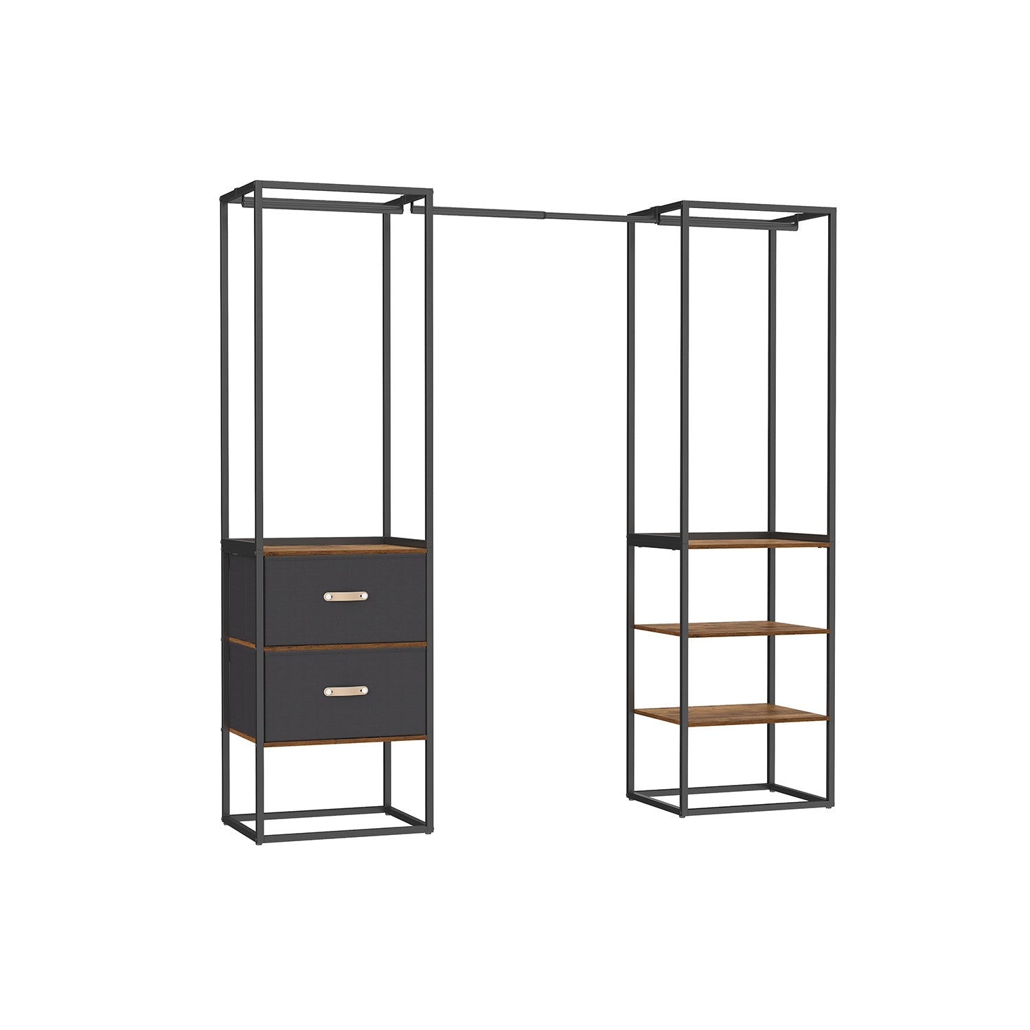 Kleidungsständer - mit 2 Schubladen - Natural Beige
