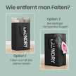 Opvouwbare Wasmand - 80 Liter - Met Handvatten - Oxford Stof - Zwart