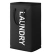 Opvouwbare Wasmand - 80 Liter - Met Handvatten - Oxford Stof - Zwart