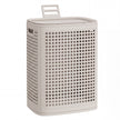 Wasmand - Met Deksel - 75 Liter - Smal - Cappuccinobeige