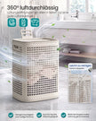 Wasmand - 42,5 x 33 x 57 cm - 75 liter - cappuccino beige - maximaal 10 kg