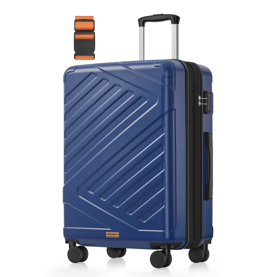 Koffer - 65 x 45 x 25 cm - Havenblauw - 4,2 kg - Maximaal draagvermogen 15 kg