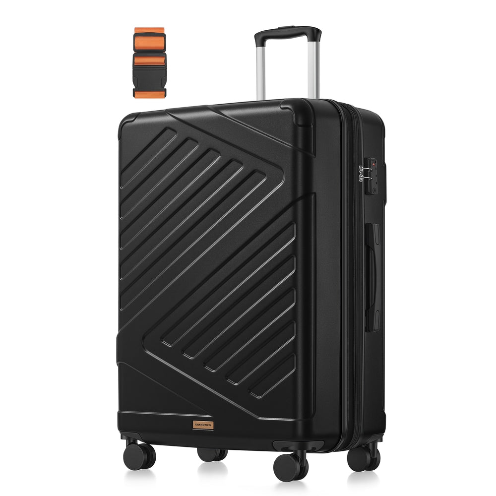 Koffer - 75 x 50 x 30 cm - Inktzwart - 4,9 kg - Maximaal draagvermogen 18 kg