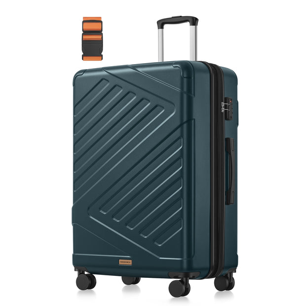 Koffer - 75 x 50 x 30 cm - Donker turkoois - 4,9 kg - Maximaal draagvermogen 18 kg