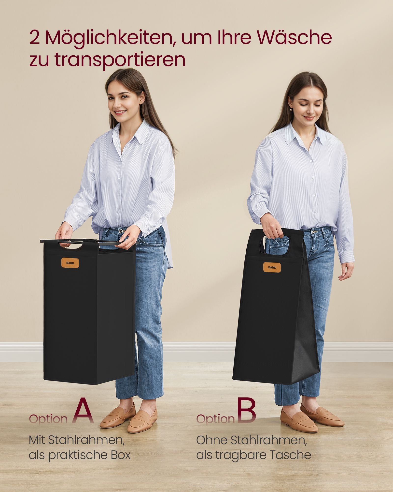 Wasser mit Rädern und 4 abnehmbaren Taschen