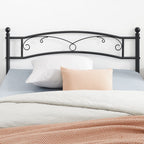 Doppelbett - Metallbett -Rahmen - 140 x 200 cm - schwarz