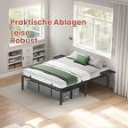 Bettbezweigung - 160 x 200 cm, robuster Metallrahmen