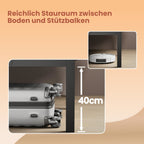 Bettbezweigung - 160 x 200 cm, robuster Metallrahmen