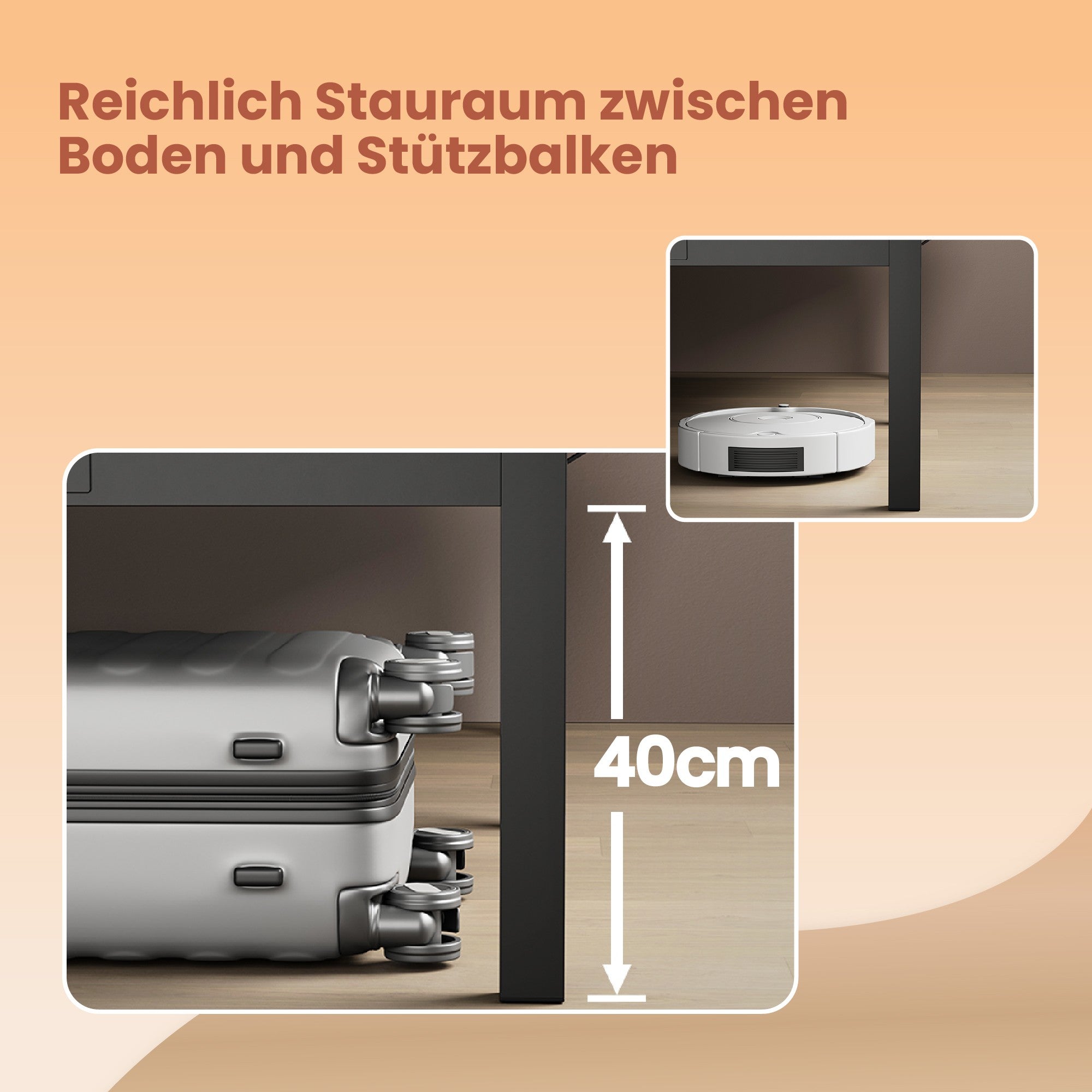 Bettbezweigung - 160 x 200 cm, robuster Metallrahmen
