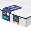 Matras - 140 x 200 cm - Gel-traagschuim - 12 cm dik - Wit - 9,2 kg