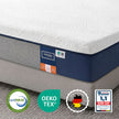Matras - 160 x 200 x 20 cm - Gel Traagschuim - 7 Zones - Blauw