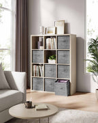 Aufbewahrungsboxen Set von 8 des Stoffes 30 x 30 x 30 cm