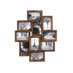 Fotorahmen - Collage - für 10 Fotos - Vintage Brown