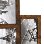 Fotorahmen - Collage - für 10 Fotos - Vintage Brown