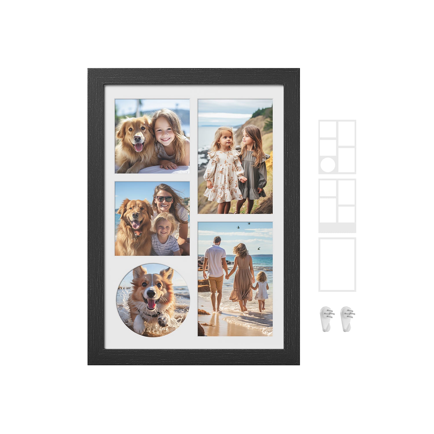 Fotorahmen - A4 - Für mehrere Fotos - Aszwart