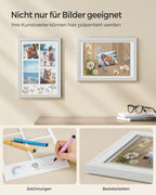 Fotorahmen - A4 - Für mehrere Fotos - Vintage White