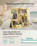 4 Fotorahmen für die Wanddekoration - 10 × 15 cm Fotos