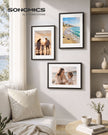 Fotolijsten – Set van 3 – 30 x 40 cm – Met Sporloze Wandhaken – Ophangen of Neerzetten – Zwart