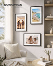 Fotolijst – 40 x 60 cm – Met Sporloze Wandhaken – Ophangen of Neerzetten – Zwart
