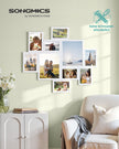 Fotolijstje - Set van 10 - Diverse maten - 20 x 25 cm, 13 x 18 cm, 10 x 15 cm - Wit - PVC-kunststof