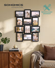 Fotolijsten Set – Groot – Gereedschapsloos Ophangen of Neerzetten – 10 x 15 cm – Zwart