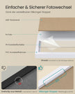 Fotolijsten Set – Groot – Gereedschapsloos Ophangen of Neerzetten – 10 x 15 cm – Wit