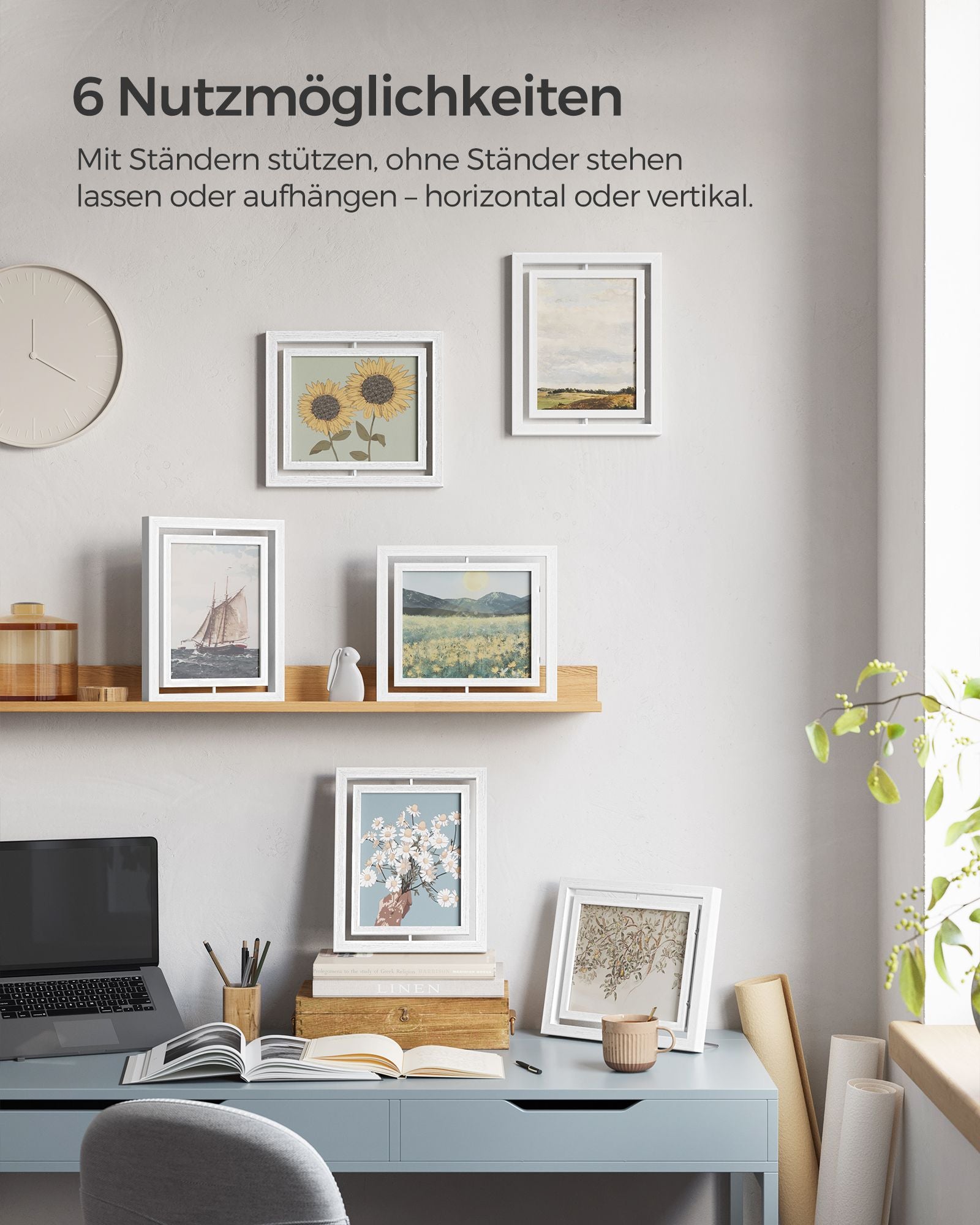 Fotorahmen Set - 10 Teile - rotieren - 20,3 x 25,4 cm (8 x 10 Zoll)